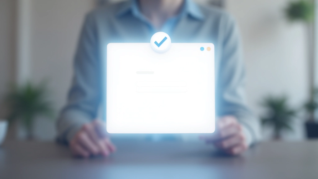 Animação de feedback visual mostrando estados de sucesso com ícone de verificação verde e transição suave