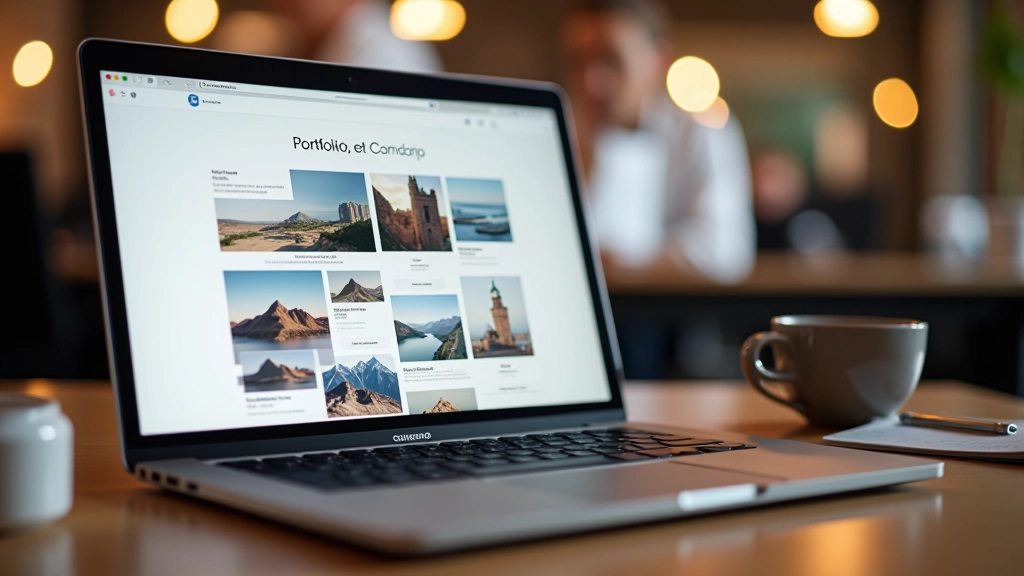 Website mostrando exemplo de uso correto de cards em grid, com conteúdo modular bem organizado em diferentes tamanhos